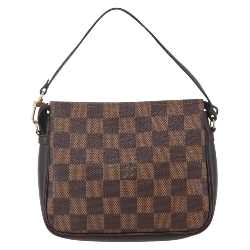 Louis Vuitton Damier Ebene Trousse Makeup Pouch Brown